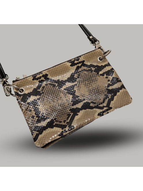 Barcelona - Barna Kígyómintás - Női Válltáska