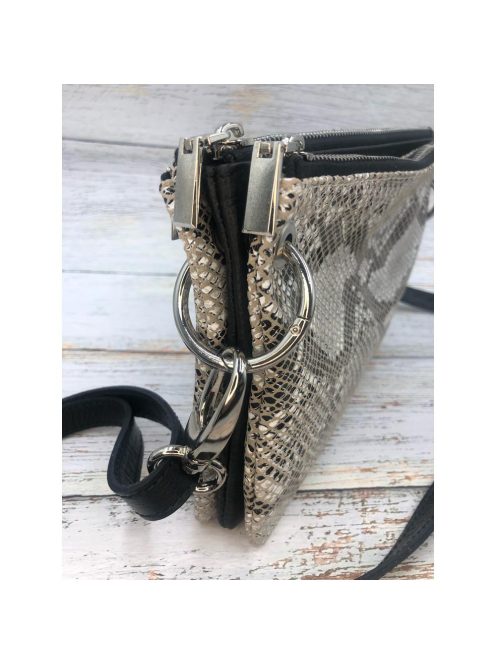 Barcelona - Barna Kígyómintás - Női Válltáska