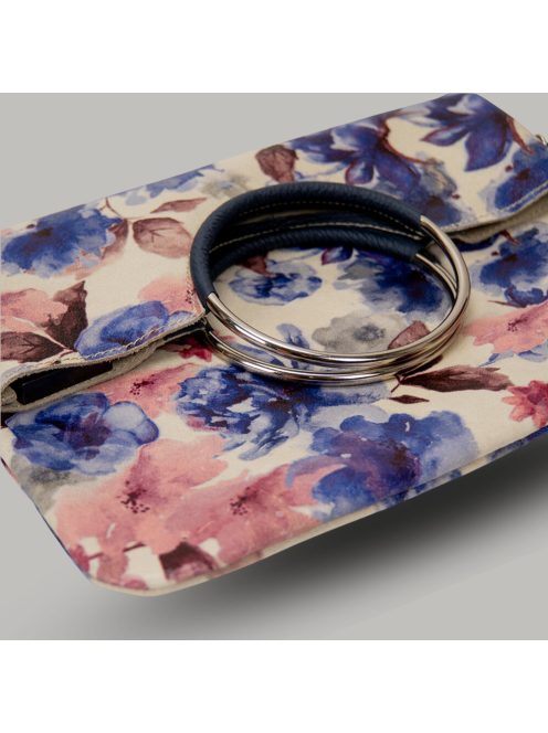 Hague - Kék - Virágos - Női - Válltáska