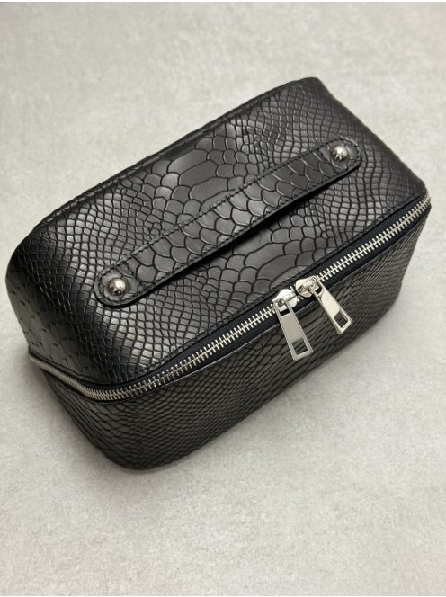 Milano Neszesszer - Fekete Kígyómintás