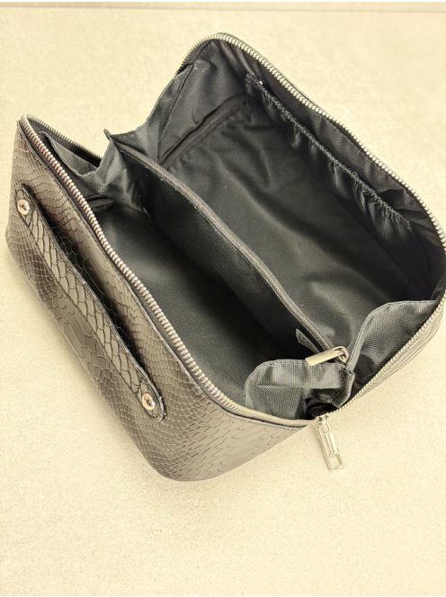 Milano Neszesszer - Fekete Kígyómintás