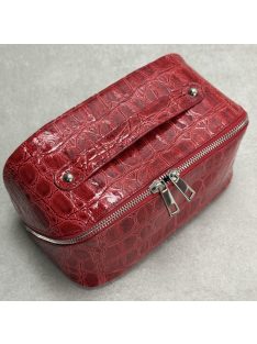 Milano Neszesszer - Piros Krokodilmintás