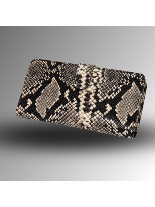 Nice Pénztárca - Fekete & Fehér Kígyó mintás