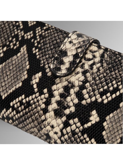Nice Pénztárca - Fekete & Fehér Kígyó mintás