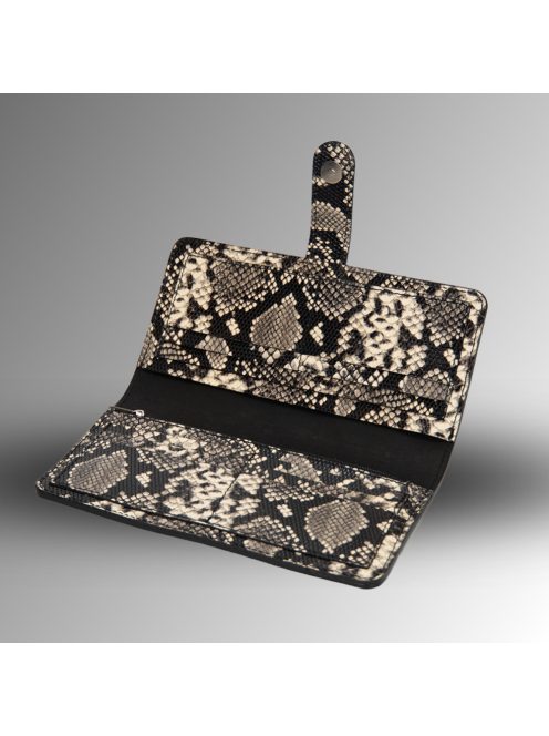 Nice Pénztárca - Fekete & Fehér Kígyó mintás
