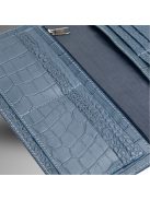 Nice Pénztárca - Kék Krokodil mintás