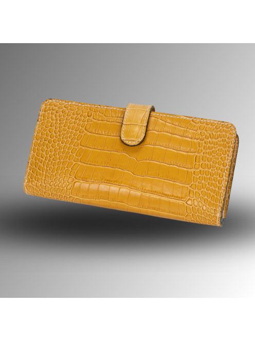 Nice Pénztárca - Sárga Krokodil mintás