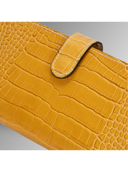 Nice Pénztárca - Sárga Krokodil mintás