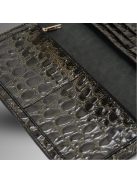 Nice Pénztárca - Zöld Lakk Krokodil mintás