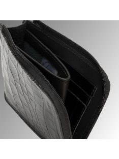 Seville Pénztárca - Fekete - Krokodilmintás