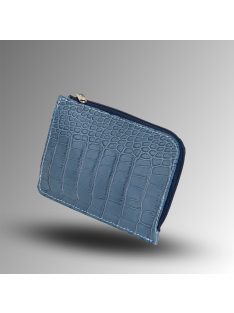 Seville Pénztárca - Kék Krokodilmintás