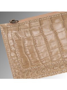 Venice Kártyatartó - Beige Krokodilmintás