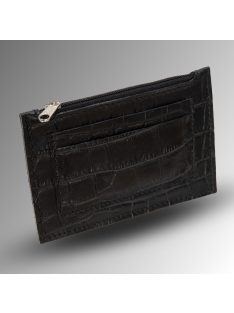 Venice Kártyatartó - Fekete Krokodilmintás
