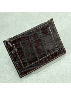 Wien - Barna Krokodil mintás - Kártyatartó