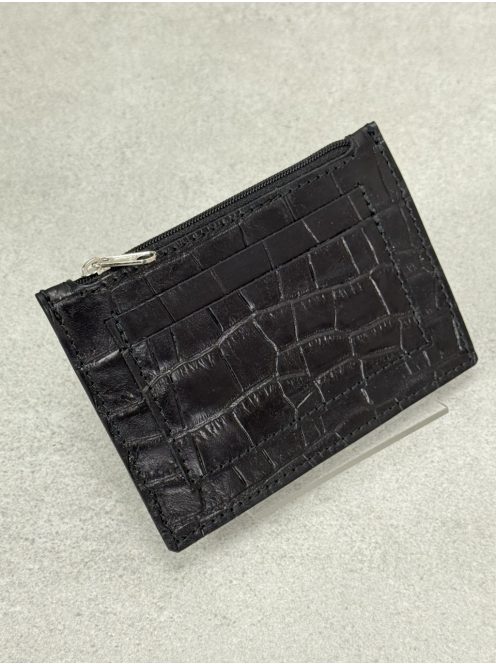 Wien - Barna Krokodil mintás - Kártyatartó