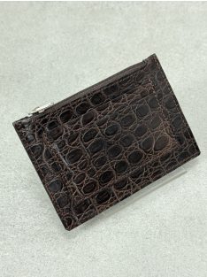 Wien - Barna Nyomott mintás - Kártyatartó