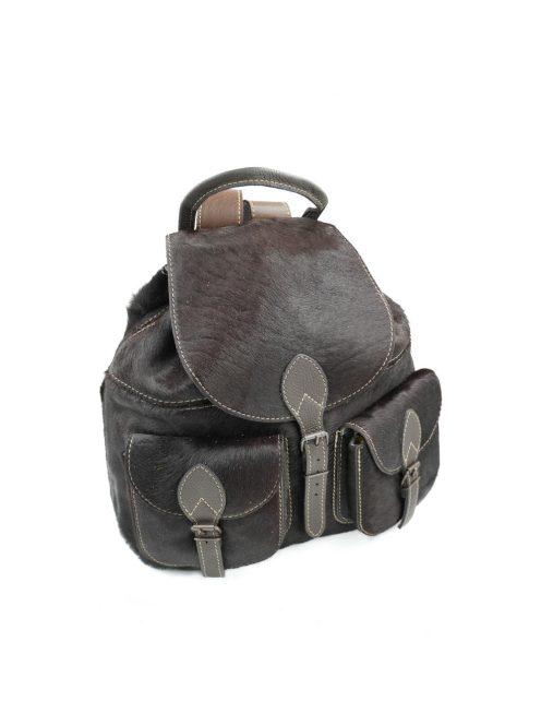 Geneva - Barna Szőrös hátizsák